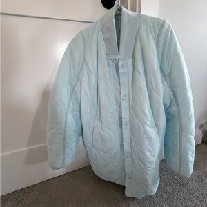 Light Blue Quilted Jacket